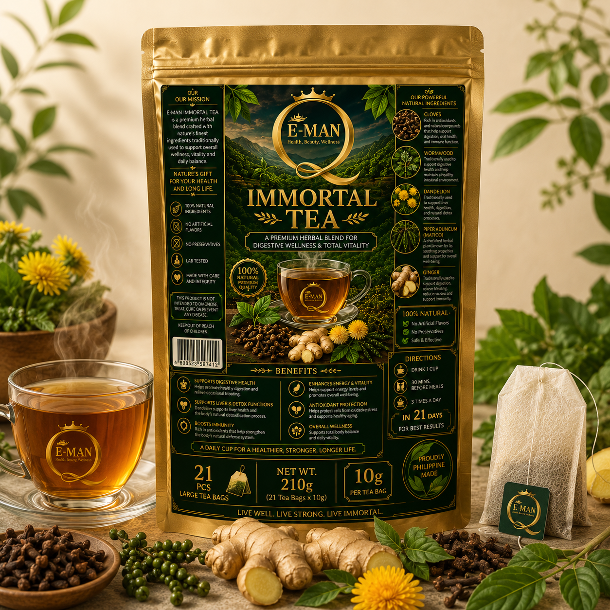 E-MAN IMMORTAL TEA
