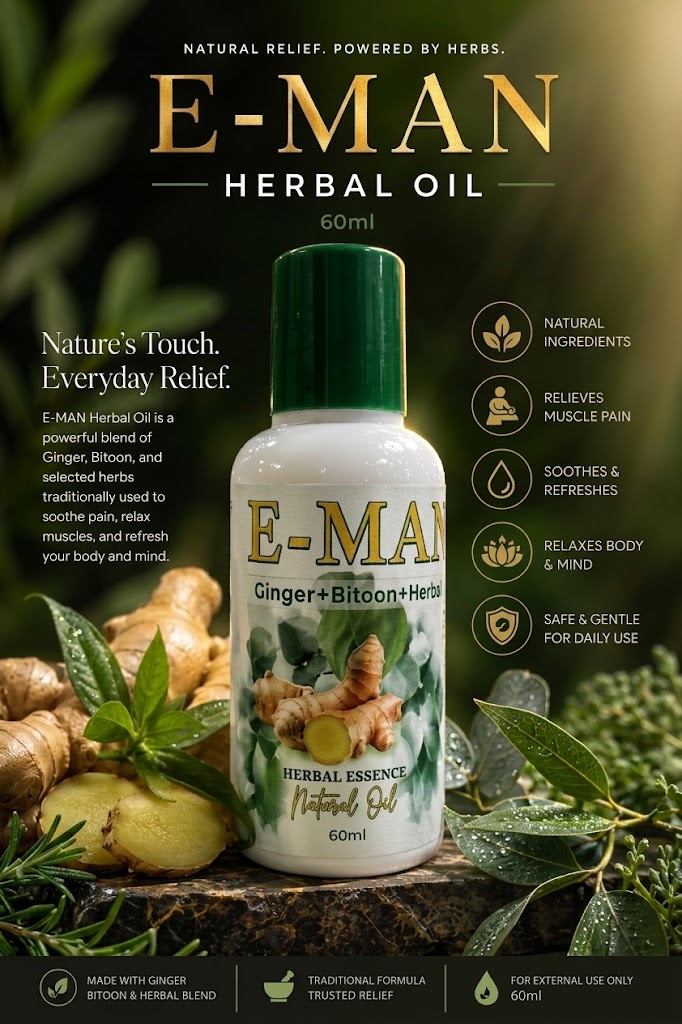 E-MAN HERBAL OIL 60ml